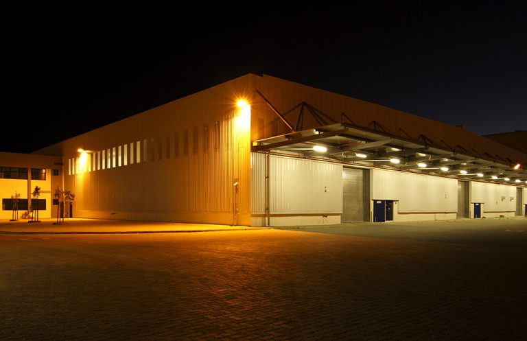 Commercial Security Lighting by Lancs Fire & Security