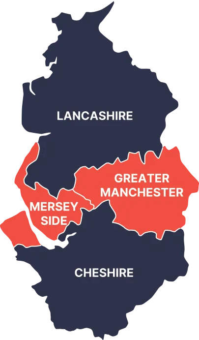 Areas We Cover Map